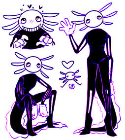 2 fullbody sketch + bust sketch